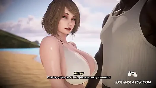 Ada Takes BBC Deep & Moans With Every Creampie