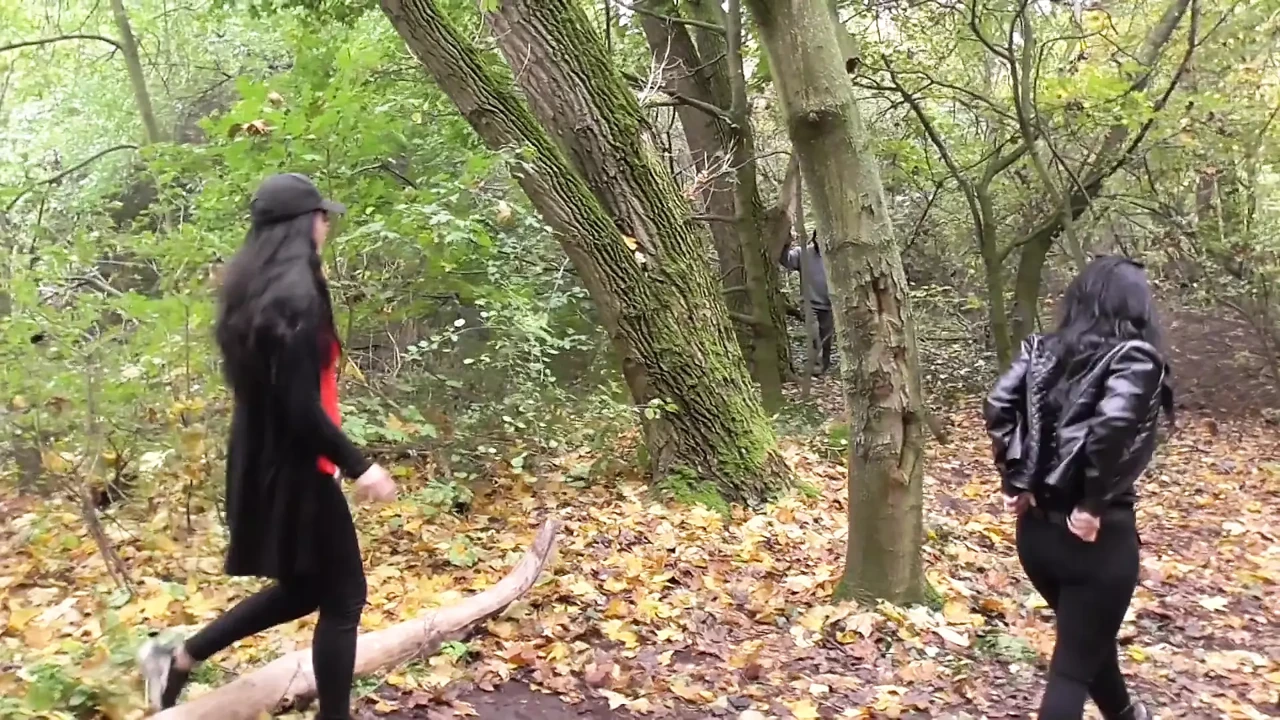 Shower with Pissing in The Forest