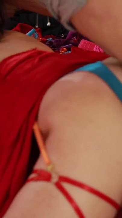 Emotional moment from "2299eosr - French Amateur, Clothed-Sex, Satin Lingerie (Bra, Corset, Thong, Panties), Rimming, Dogging"