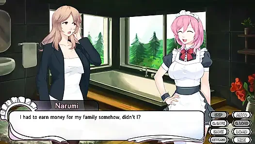 Zimmermädchen-Villa: schwanzlutscher-hausmädchen, abspritzen im mund, Hentai ep.2