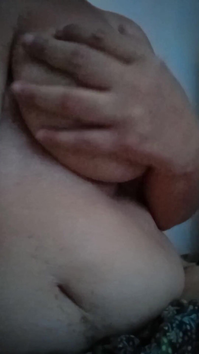 Thrilling moment from "I have big juicy tits, I'm going to massage your penis with them until you fill me with milk."