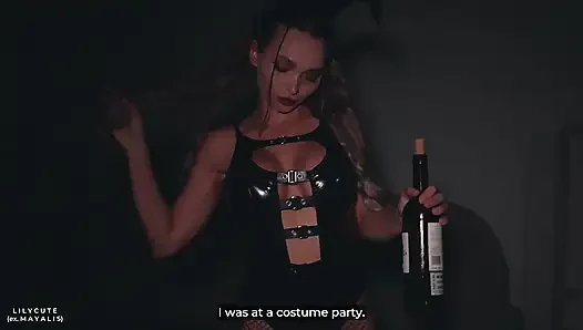 Babe Lily Fucked in Latex at the Afterparty