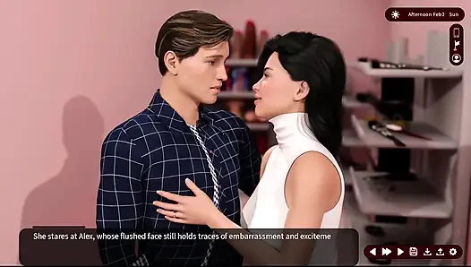 Aksi hot lesbian 25 alex dan sarah yang lagi asik muasin memeknya di toko seks