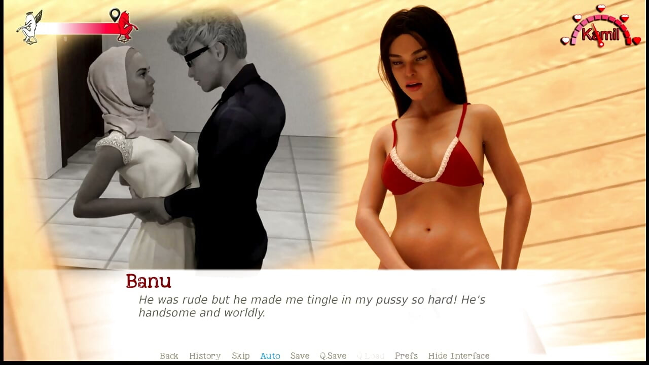 Life in the middle east #8 - Banu dreamed about 2 men and she played with her pussy thinking of all the sex scens she saw.