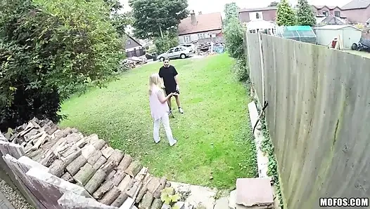 Mofos - Local Guy Marc Caught Filming His Stunning Neighbor Carla Cox, She Then Forces Him to Doggystyle & Gets Facial