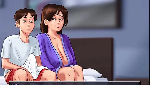 Summertime Saga - Debbie gave me a handjob