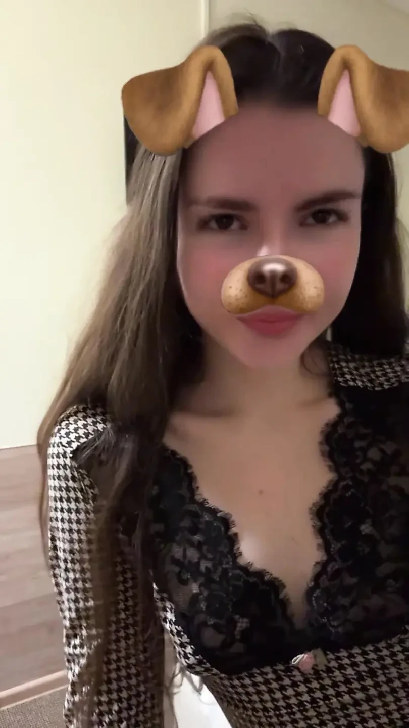 TikTok compilation part 9: slim girl dancing, mini skirt, shorts, striptease, stockings and long legs, dancing on top