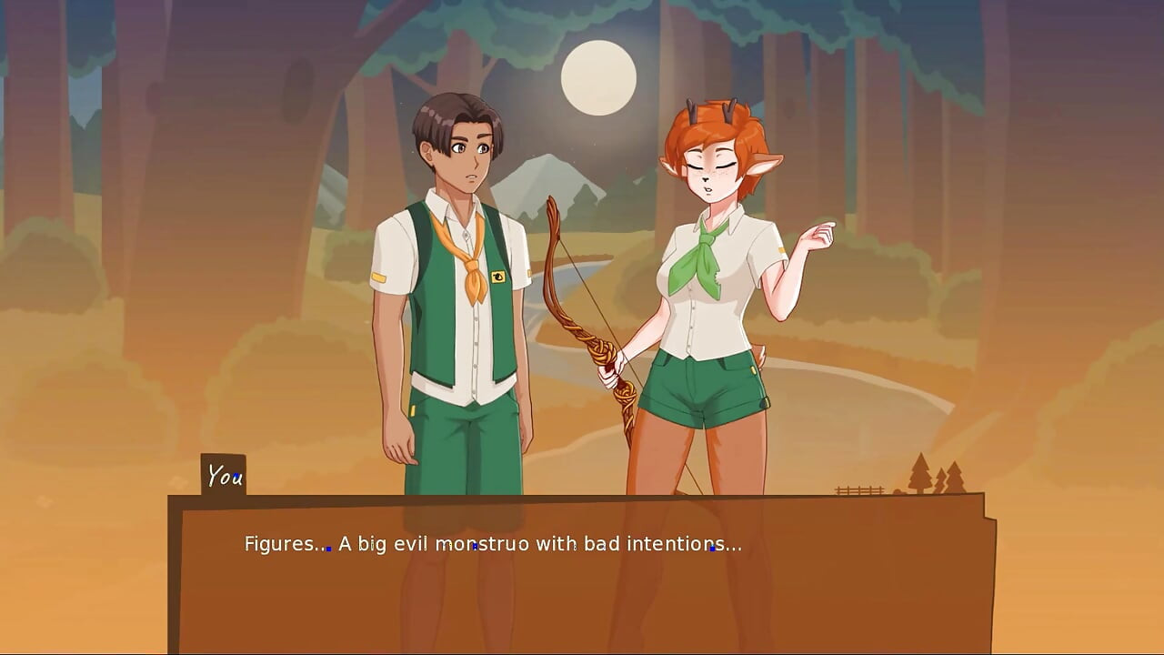 Camp Mourning Wood - Μέρος 8 - Καυλιάρης κορίτσια από Loveskysanhentai