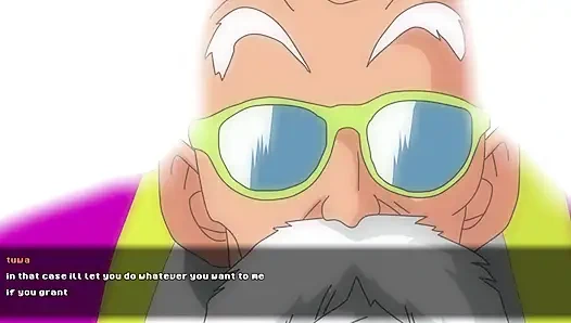 Super slutz tournament 2 - Roshi Fucking the fat ass of Dragon Ball Z villain Towa