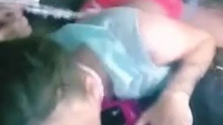 Facefuck and hair pulling