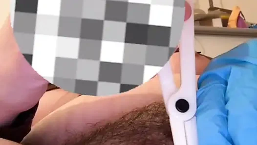 Piercing my pussy for daddy