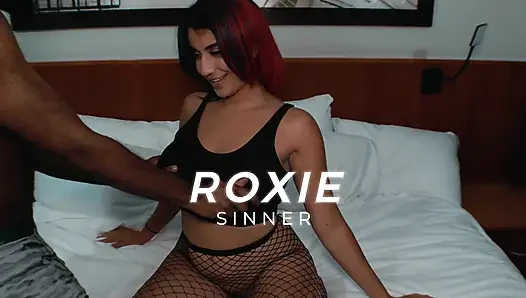 Арабская крошка Roxie Sinner принимает чудовищный большой черный член