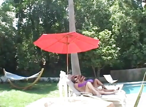 Insatiable slat babes hot threesome