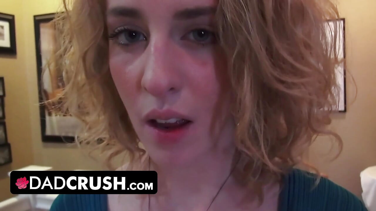 Naughty Blonde Teen Sucks on Stepdads Cock and Let Him Cum in Her Mouth
