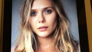 Elizabeth Olsen - трибьют спермы 1