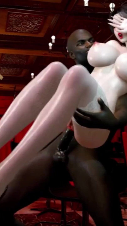 Beauty bigboob bartender and the BBC (Part 02) -Hentai 3d uncensored v409 | Clip 1