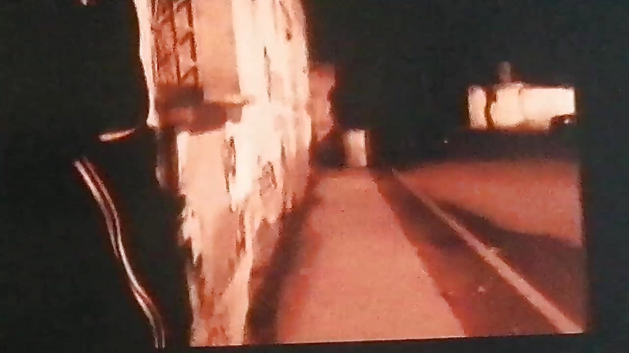 On the street at night