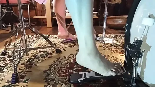 Practice Pedal Pumping Drums Set