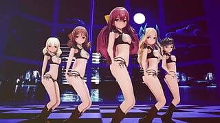 Mmd R-18 Anime Girls Sexy Dancing Clip 298