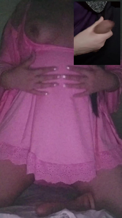 Video Call Gone Wild She Moans on Dildo, He Cums Hard
