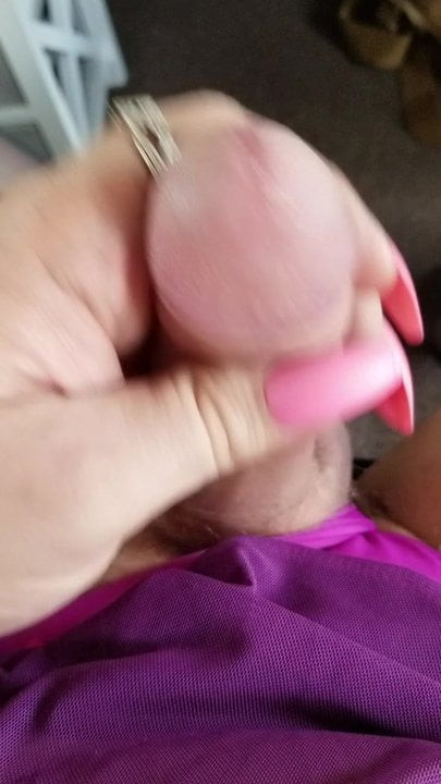 Playing with my shecock