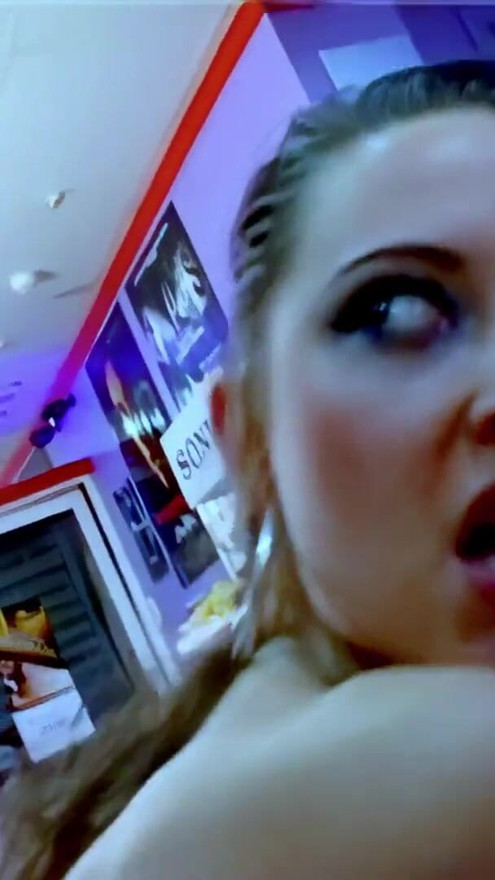 Petite French Moana Mendez's Intense Anal Adventure in a Video Club with Jorge Fernandez | Clip 2