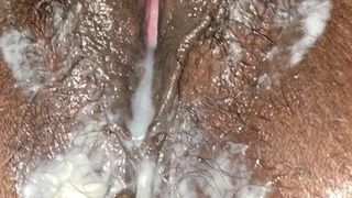 Ébano hotwife creampied