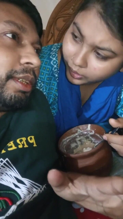 Stunning moment from "full masti in bedroom husband wife romantic vlogs"