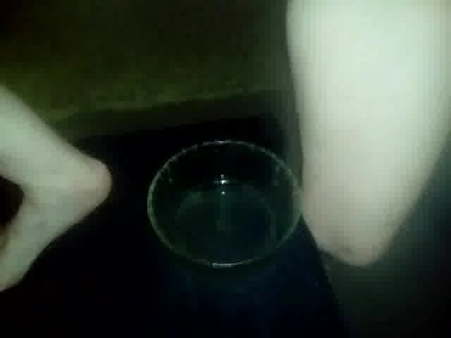 Squirting into a bowl n drinking it