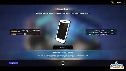 Секс, секреты и подержанные технологии, геймплей, часть 3 - Встреча с Roxy