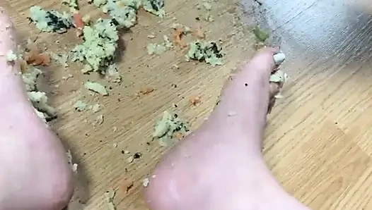 He Takes His Meal Thanks to My Feet...