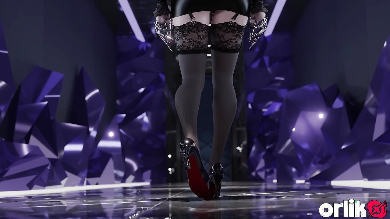 Kda Evelynn Demonic - rabuda anal gangbang - 4 paus no ânus