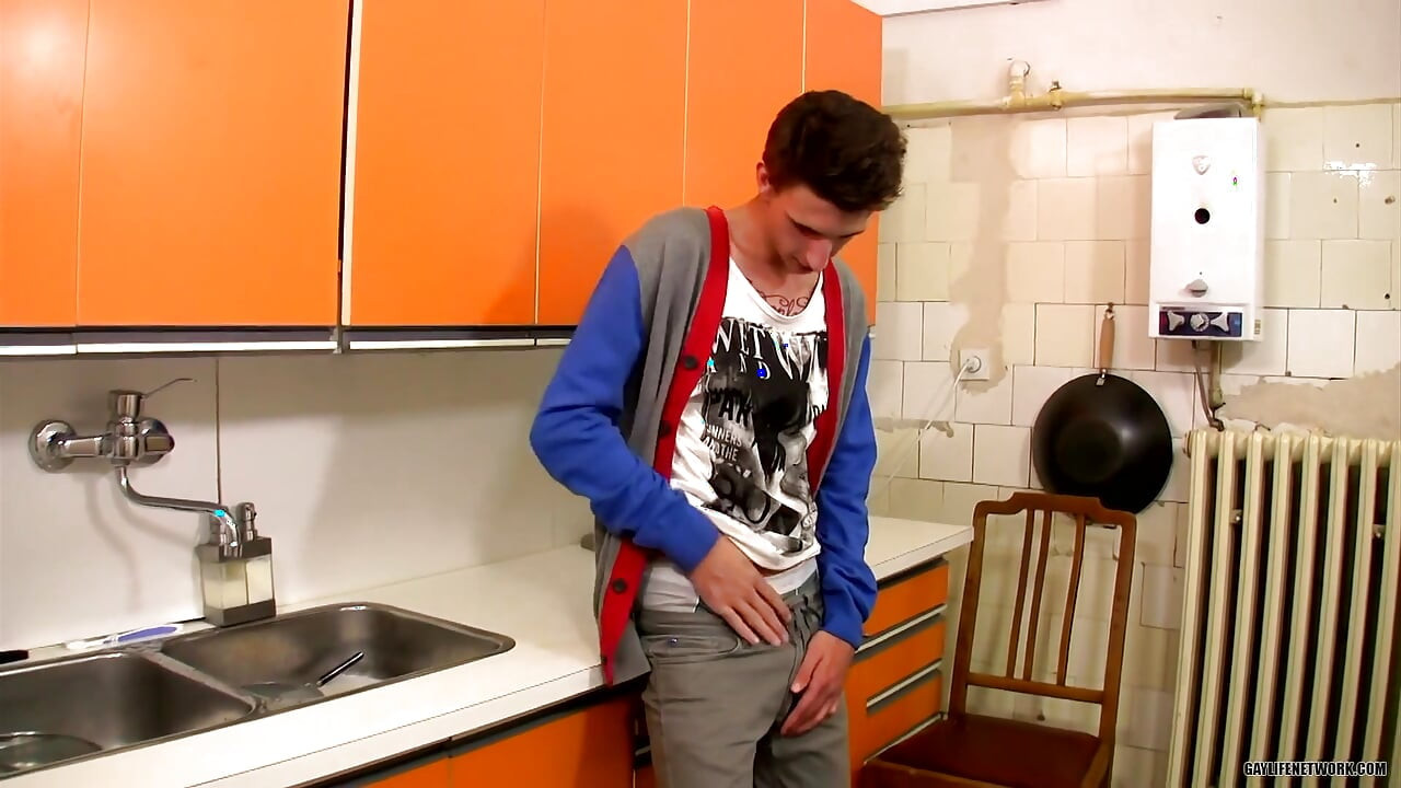 Jesse Strokes His Big Intact Dick!