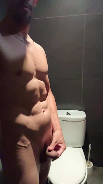 A Day of Risky Nudity Ends in Naked Masturbation on Ladies Bathroom