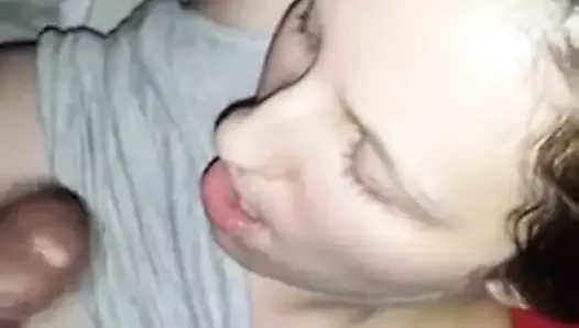 BBC cums in cute girl's mouth