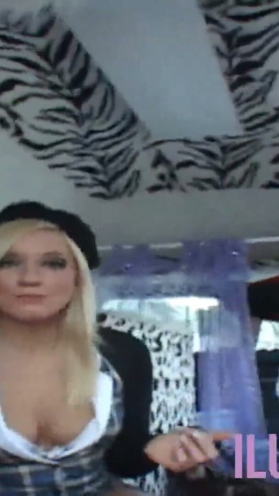 Blonde with small tits fucking for free ice cream | Clip 1