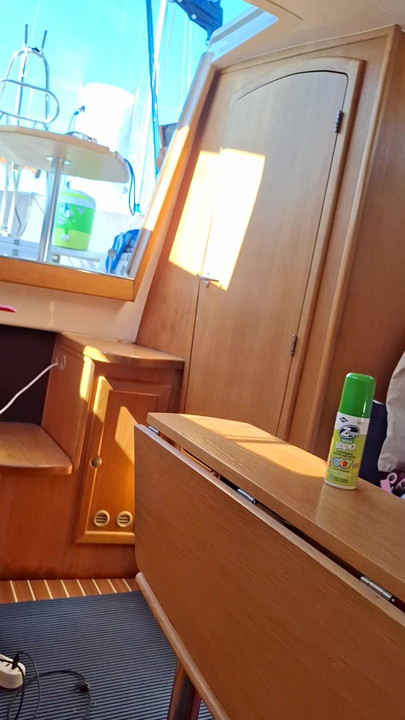 On my boat