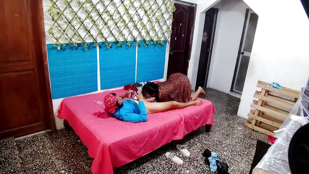 Mature woman uses a man for her pleasure and films a private tape. Part 1