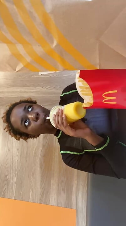 Public McDonald's Mukbang