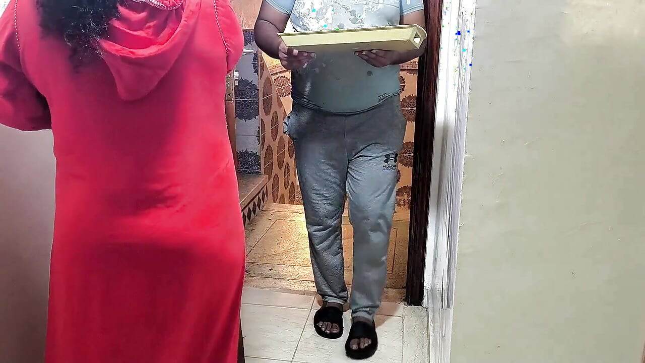 自宅で