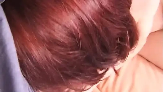 Redhead chick gets doggystyled at the casting in POV