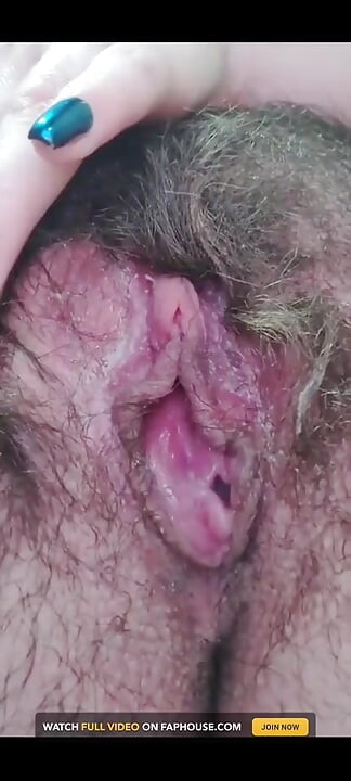 Min fitta i närbild