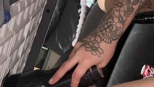 milking his bwc cock then getting pounded