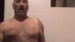 Hairy Turkish step dad and his thick cock