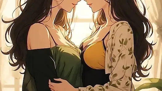 AI Generated Kissing Cartoon Content, Video Tanpa Sensor Gadis Anime 18 Tahun, Kartun Porno 3D closeup oleh Kiidzy Animates