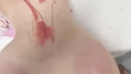 Sesi hot sambil pakai lilin