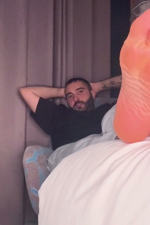 Showing My Sweaty Socks, Feet and Uncut Knob