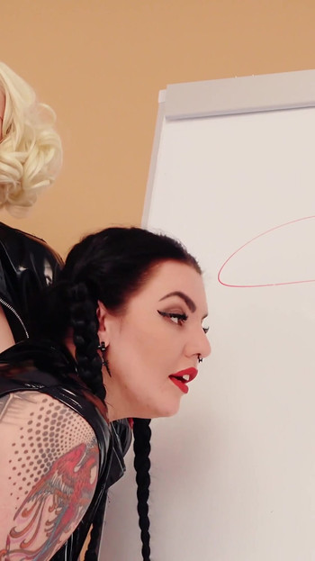 Spectacular moment from "ROUGH FUCK lesboan compilation of 2 hot curvy MILFs"
