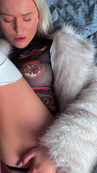My stepsister loves to ride not only a bike but also my dick. | Clip 3
