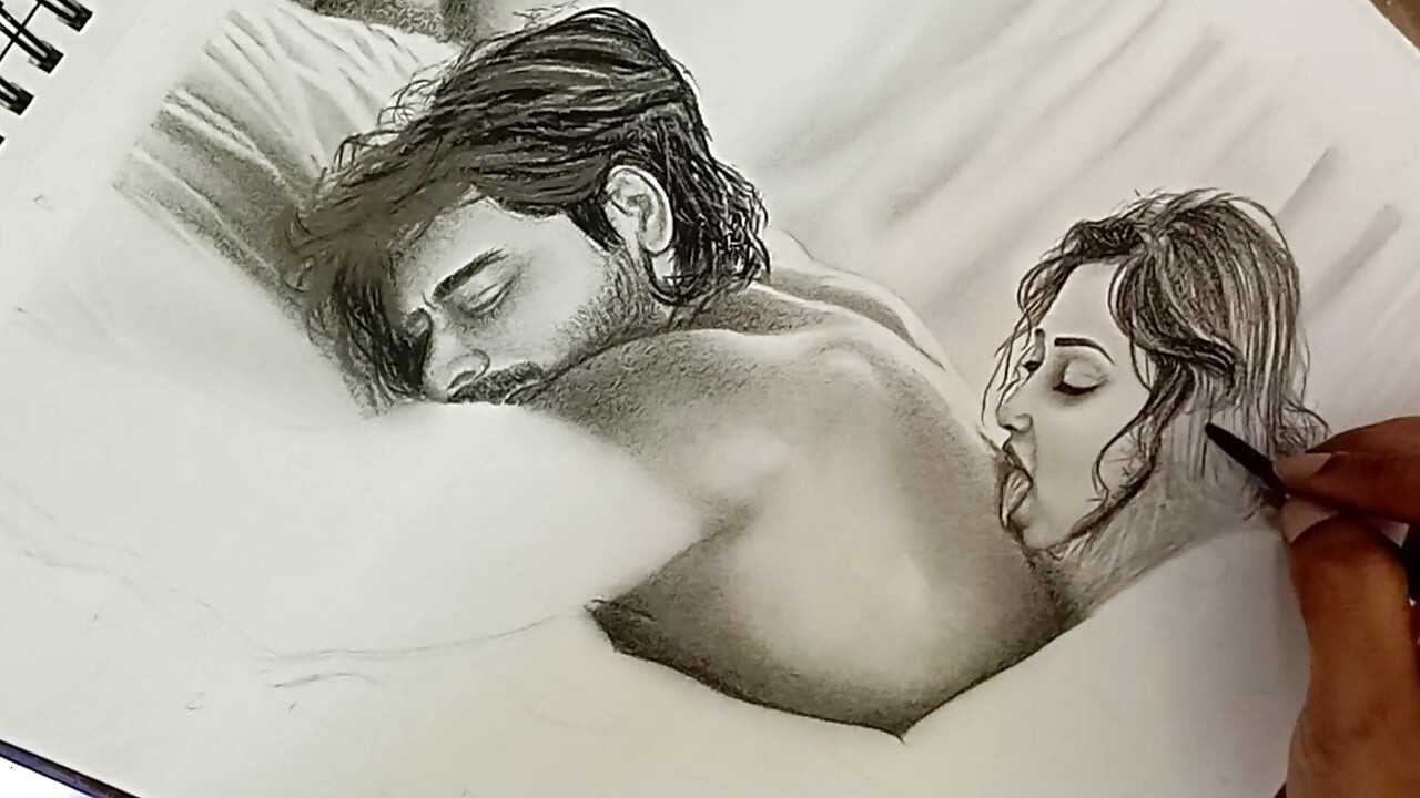 An Extremely Beautiful Desi Indian Wife Fucking her husband on the bed